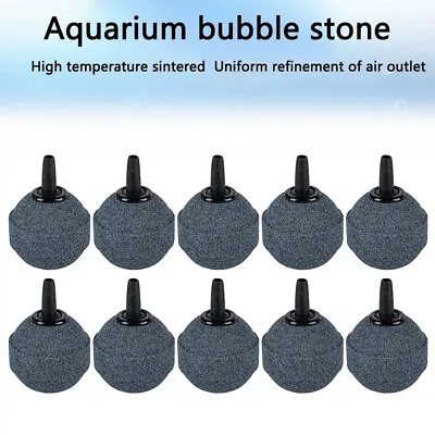 £7.93 • Buy 10PCS Air Stones 25mm 1  Round Ball Bubble For Pump Fish Aquarium Tank Pond