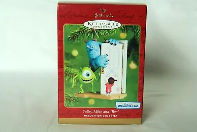 Hallmark Ornament Keepsake Disney Pixar Monsters Inc. Sulley Mike And Boo 2001 • $55