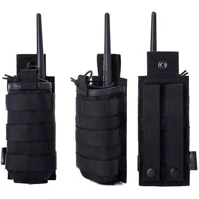 Tactical Universal Radio Holster Pouch Holder Case Bag Military Molle Case USA • $12.39