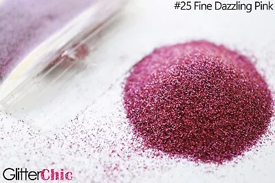 Glitter Fine Dust Chunky 10g& 25g Bags Cosmetic Grade Arts Crafts Wine Glass • £2.09
