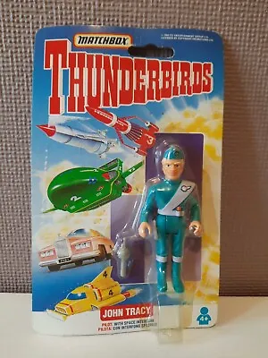 The New Carded Extremely Rare  1992 John Tracy Thunderbirds Matchbox 3.5  Figure • £40