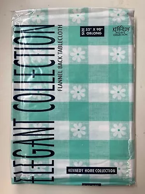 Flannel Back Vinyl Tablecloth 52 Inches Wide X 90 Inches Long • $14.98