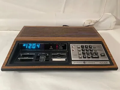 Tested Vintage General Electric GE 7-4885 Programmable Alarm Clock Radio 7-4885A • $79.99