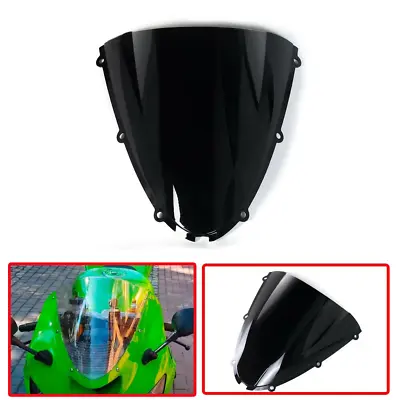 Windscreen For Kawasaki ZX-10R 2006 2007 Ninja ZX6R 2005-2008 Bike Windshields • $26.98