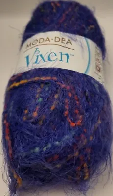 Skein/ball Of (discontinued) Moda Dea Vixen Yarn- Color #3390 Royal Highness • $7