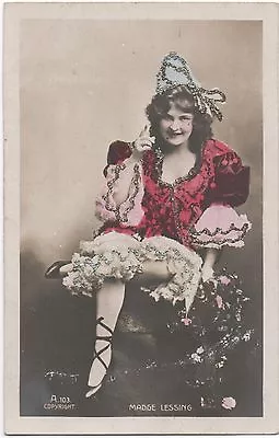 POSTCARD   ACTRESSES   Madge  Lessing • £1.60
