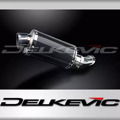 Suzuki SV650 2003-2012 Slip On 9  Oval Carbon Exhaust Muffler Kit • $273.99