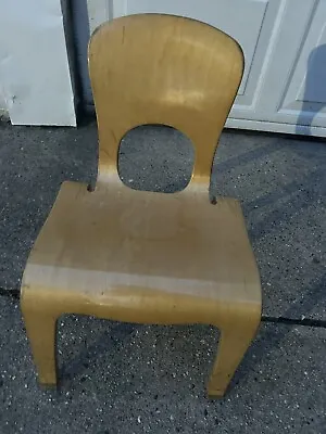Vintage MCM Style Community Playthings Child's Bent Plywood Chair Chairs Rare • $45