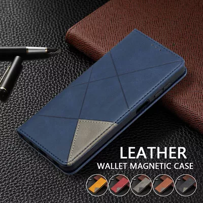 For IPhone 15 14 13 12 Mini 11 Pro Max 8 SE XR XS Case Leather Wallet Flip Cover • $14.99