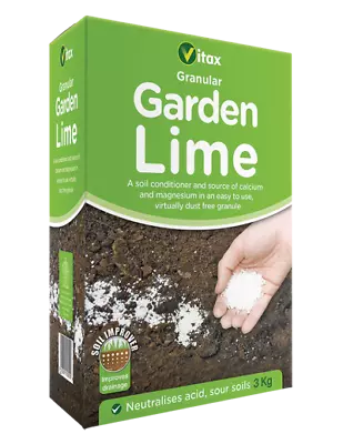 Vitax Granular Garden Lime - 3kg • £7.25