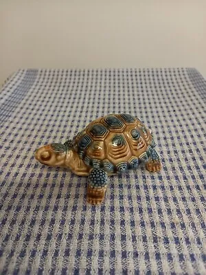 Vintage Collectable Wade Porcelain Tortoise Trinket Box • £7