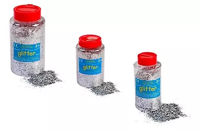 £5.99 • Buy Silver Glitter | Tub With Easy Pouring, Resealable Lid | Choose A Tub Size