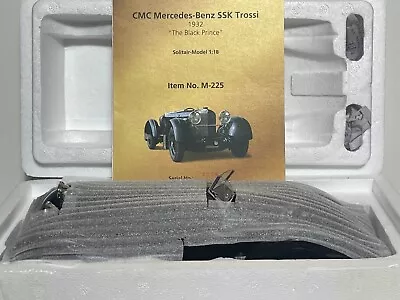 CMC 1/18 Mercedes-Benz SSK Trossi 1932 'The Black Prince'(M-225) • $649.99