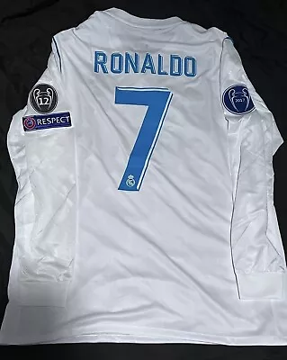 2018 Real MADRID UCL Final RONALDO #7 UCL UEFA Champions League Large Soccer • $80