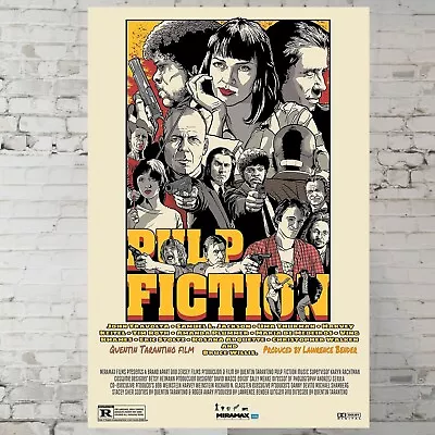 Pulp Fiction Movie Poster Quentin Tarantino Gift Poster - 11x17  Wall Art • $14.90