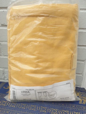 £30 • Buy IKEA Lenda Curtains With Tiebacks Mustard Yellow Tab Top 55  X 104  Extra Long