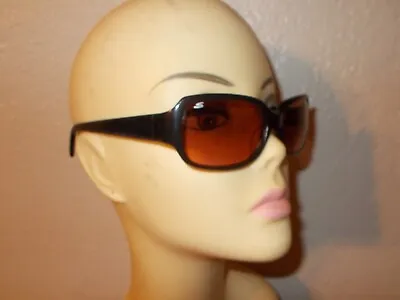 SERENGETI Annalisa 7965 Dark Gray Frame Driver Amber Glass Lenses Sunglasses • $49.99
