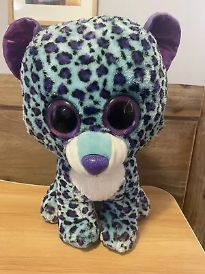 Ty~ Claire’s Exclusive~ Leopard-beanie Boo~ Large~ 40cm~ Lizzie ~ Rare • $40