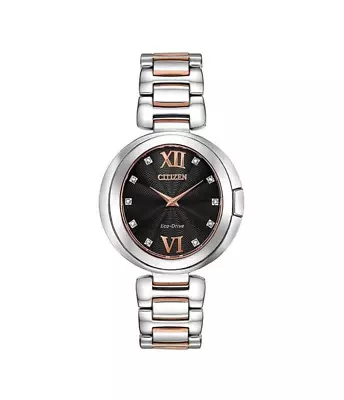 Citizen Women's Eco-Drive Quartz Watch With Stainless Steel Strap / W.R 5 Bar • $190