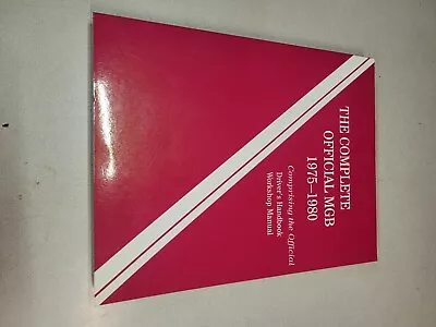 Complete Official MGB 1975-80 Driver's Handbook Workshop Manual Robert Bentley • $40