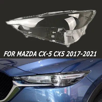 Auto Parts Fits Mazda CX-5 CX5 17-21 Headlight Lens Cover Transparent Left USA • $75.80