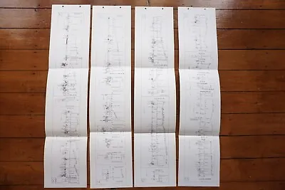 Hebden Bridge Diggle Liverpool Lostock London Midland Railway Track Plan Map X4 • £31.99