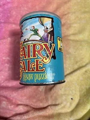 Fairy Take Peter Pan Jigsaw Puzzle Casse-tete Original Canister VTG 1975 APC • $9.90