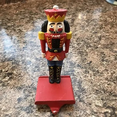 Vintage Midwest Of Cannon Falls Cast Iron Nutcracker Stocking  Holder • $32