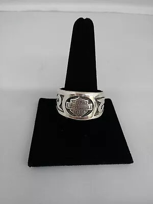 Sterling Silver Harley Davidson Mens Ring • $150