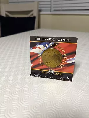 The Birmingham Mint - The Queen's Golden Jubilee Coin - 2002 • £4