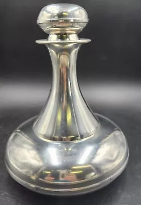 Vintage Kirk Stieff Pewter Ship Captains Decanter 230 MCM Silver Brandy Whiskey  • $29.99