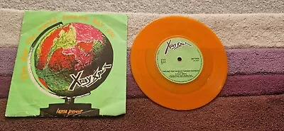 Rare 7' Single Xray Spex The Day The World Turned Dayglow In Orange Vinyl • £30