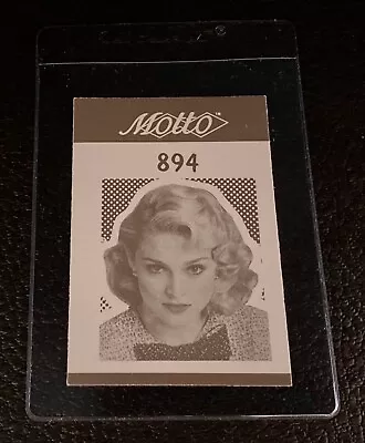 Madonna  1987 Motto Trivia Game Trading Card Singer Pop Music Ciccone Pretty • $23.99