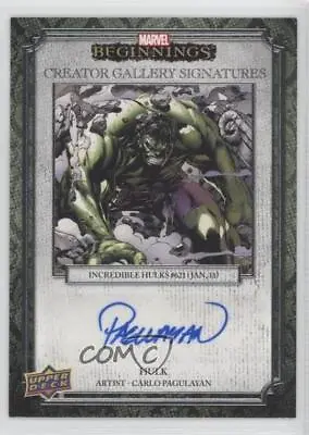 2022 Upper Deck Marvel Beginnings Vol 2 Series 1 Carlo Pagulayan #CG-CP Auto Uf7 • $34.70