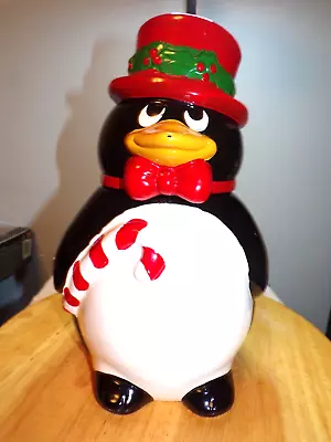 Happy Penguin Cookie Jar 11  • $17.99