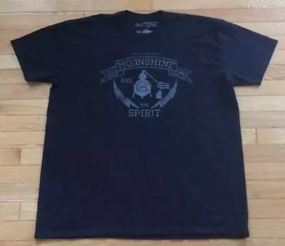 Moonshine Spirit By Brad Paisley White Lightning 150 Proof Black T-Shirt Sz XXL • $21.99