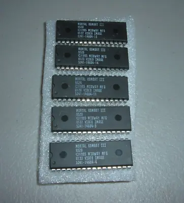 Mortal Kombat 3 Video Image Rom Chips - New Old Stock • $60