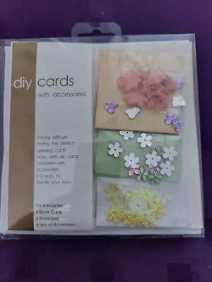 DIY Card Making Kit 07 With Accessories Orange Star Smiley Face Etc. Crafts • £2