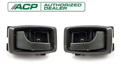 1979-1993 Mustang Inside Inner Black Door Handles Bezels Pads Kit W/ Screws • $29.95