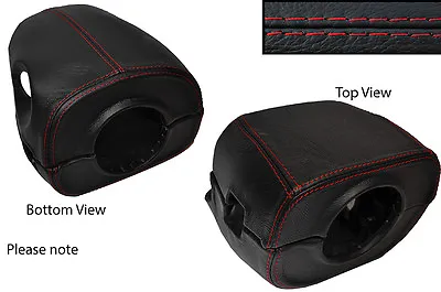 Red Stitch Steering Shroud Leather Skin Cover Fits Mazda Rx7 Fd3s 1992-2002 • $155.64