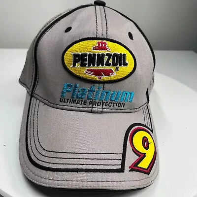 Male Hat Roush Racing #9 Matt Kenseth Mark Martin Pennzoil Platinum Protection • $15.70
