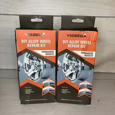 $29.99 • Buy Visbella DIY Alloy Wheel Repair Kit AG0011BW1B Lot Of 2