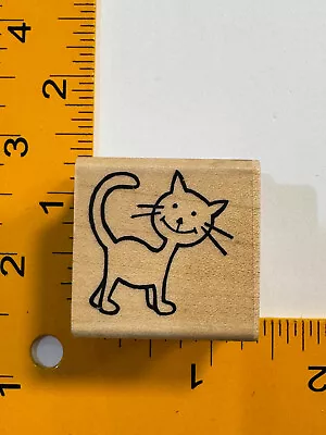 Kitty Rubber Stamp A Muse Arts - Cute! • $3.77