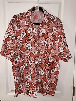 MAGNUM PI Tropical Hawaiian Shirt RUBIES Costume Tom Selleck-One Size- EUC • $12