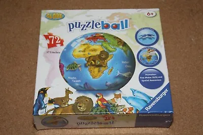 $15.95 • Buy Ravensburger Globe 72 Pc Puzzle Ball Learn World Geography Brand New 