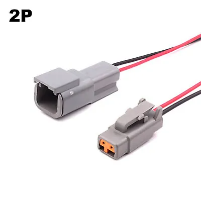 For Deutsch DTM 2/3/4/6/8/12 Pin Pre-wired Electrical Wire Connector Plug Kit • £6.23