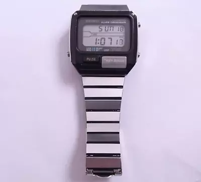 SEIKO PULSE METER S229 80S VINTAGE DIGITAL Watch From JP • $99.99