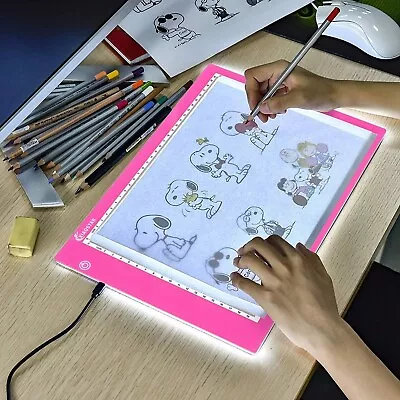 Light Box Drawing A4Tracing Board With 3 Brightness Adjustable For Artists • £9.95