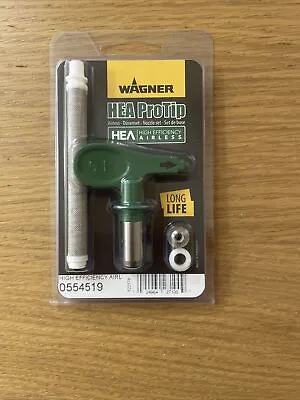 Wagner HEA Pro Airless Spray Tip 519 With Extra Gun Filter And Double Seal • £30