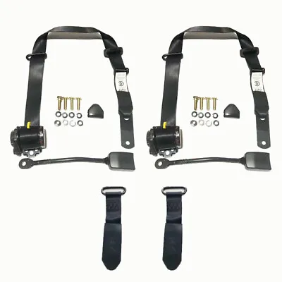 Front Retractable Seat Belt Kit For Mazda RX4 1973-79 Coupe Inc 250mm Drop Link • $381.82